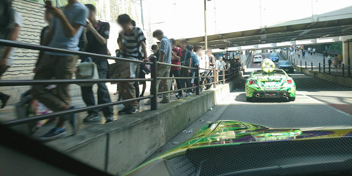 2017.9.10　ライフガード86カー走行