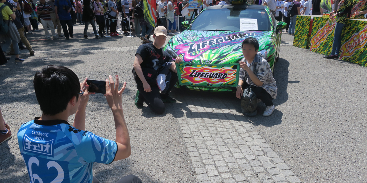 2018.4.21　ライフガード86カー走行とサンプリング