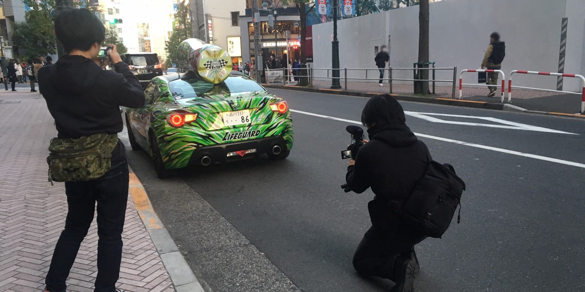 2018.11.24　ライフガード86カーとHILUX走行＆サンプリング