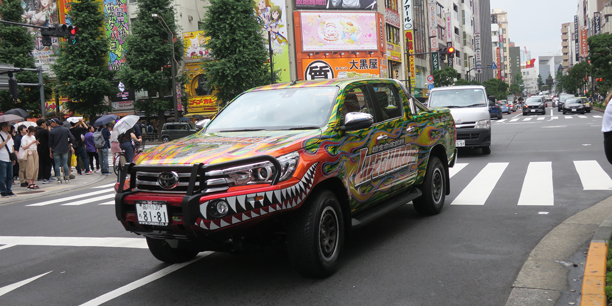 2019.7.13　ライフガードカー走行