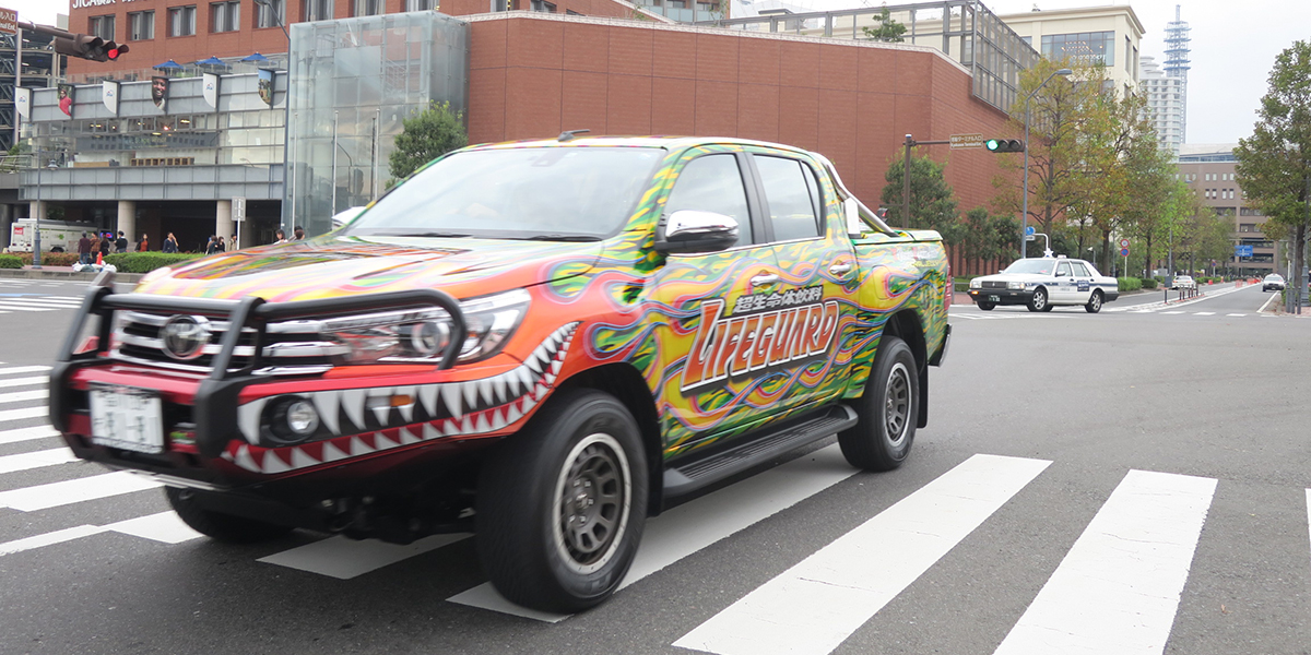 2019.10.19　ライフガードカー走行