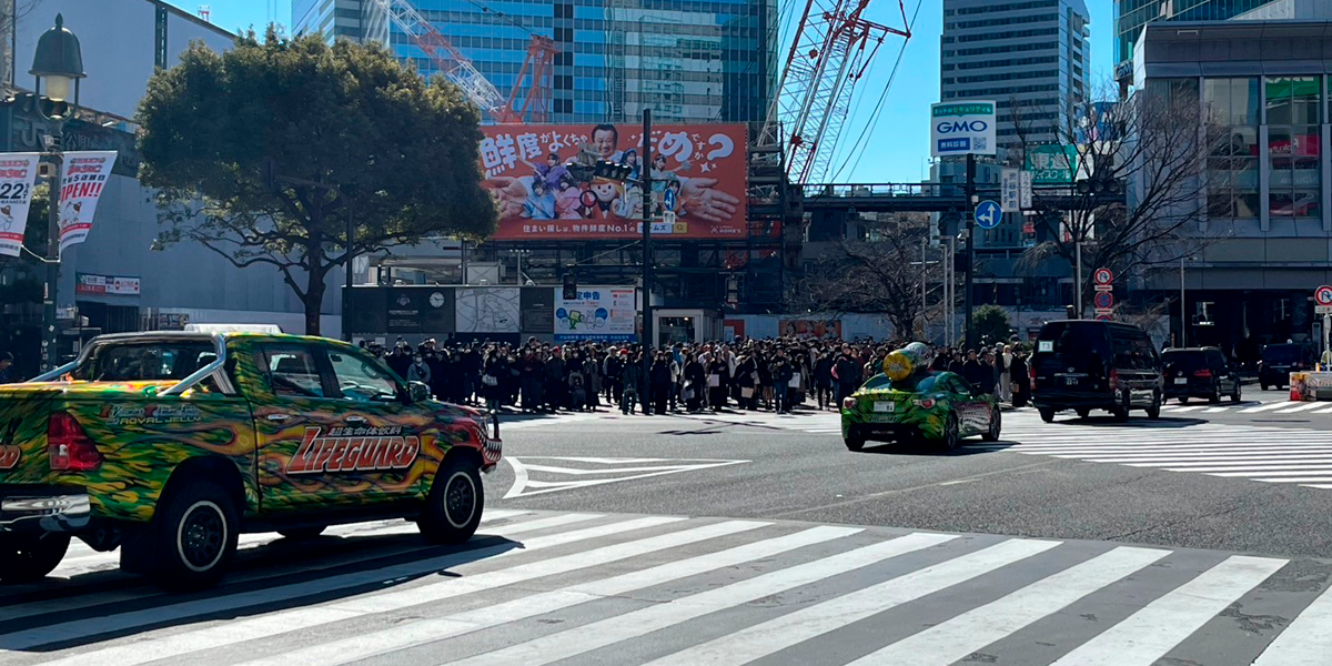 2025/2/24 ライフガードカー走行