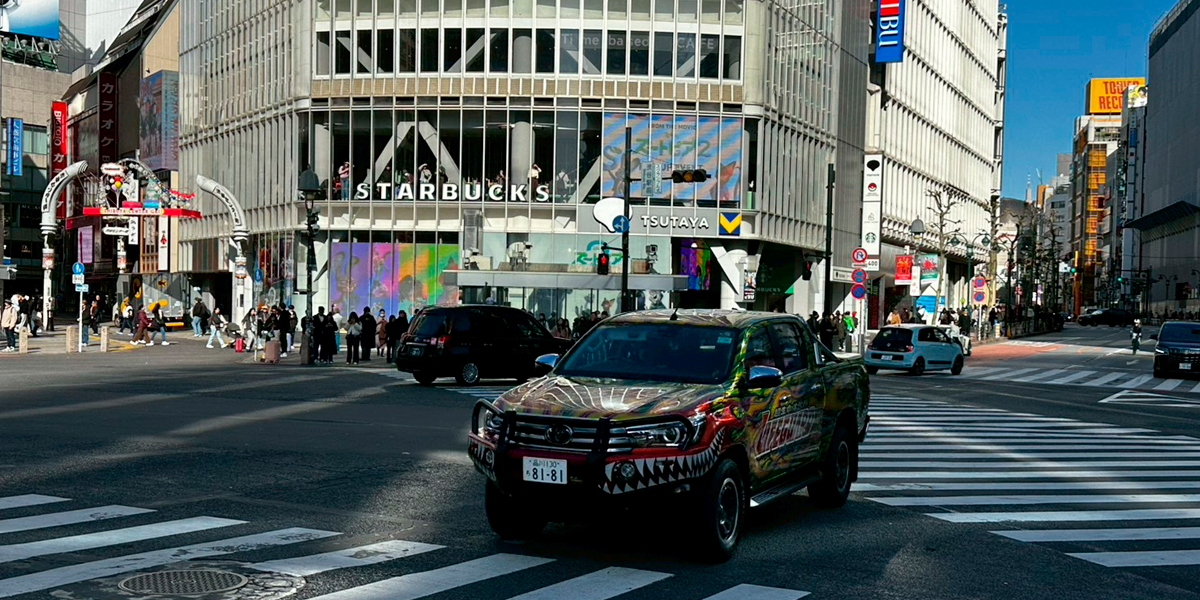 ライフガードカー走行