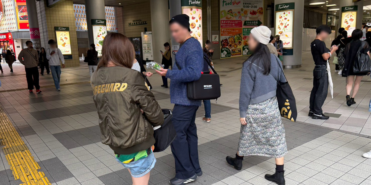 ライフガードカー走行とサンプリング